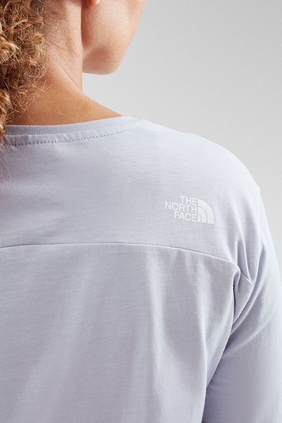 The North Face Womens Simple Dome Long Sleeve T-Shirt Dusty Periwinkle