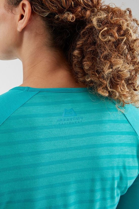 Mountain Equipment Womens Redline T-Shirt Topaz Stripe/Topaz