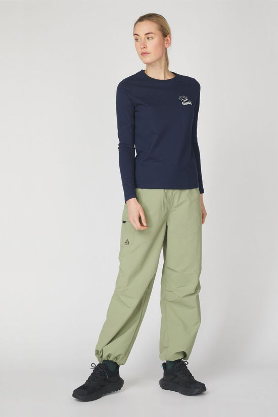 Ayacucho Womens Sierra Long Sleeve T-Shirt Navy