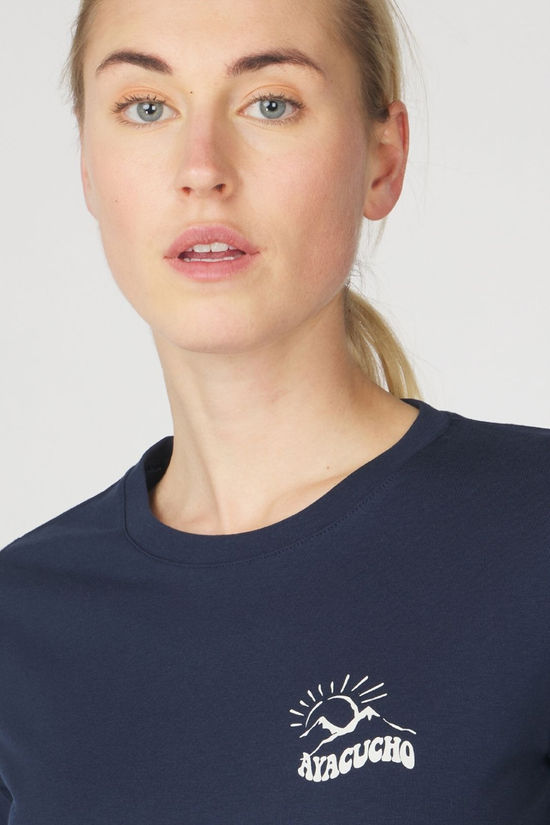 Ayacucho Womens Sierra Long Sleeve T-Shirt Navy