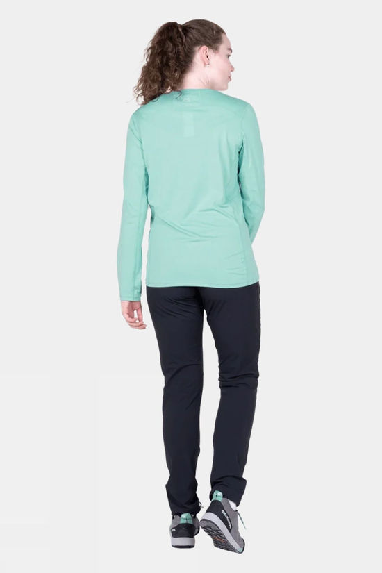 Mountain Equipment Womens Tempi Long Sleeve T-Shirt Aqua