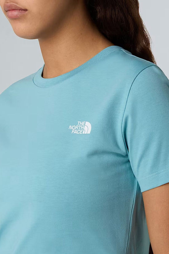The North Face Womens Simple Dome T-Shirt Blue Eclipse
