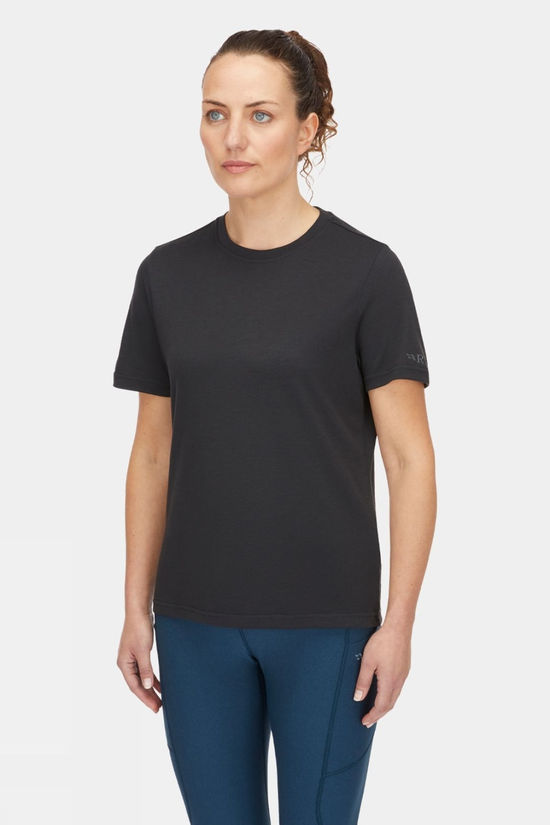 Rab Womens Crimp Logo T-Shirt Beluga