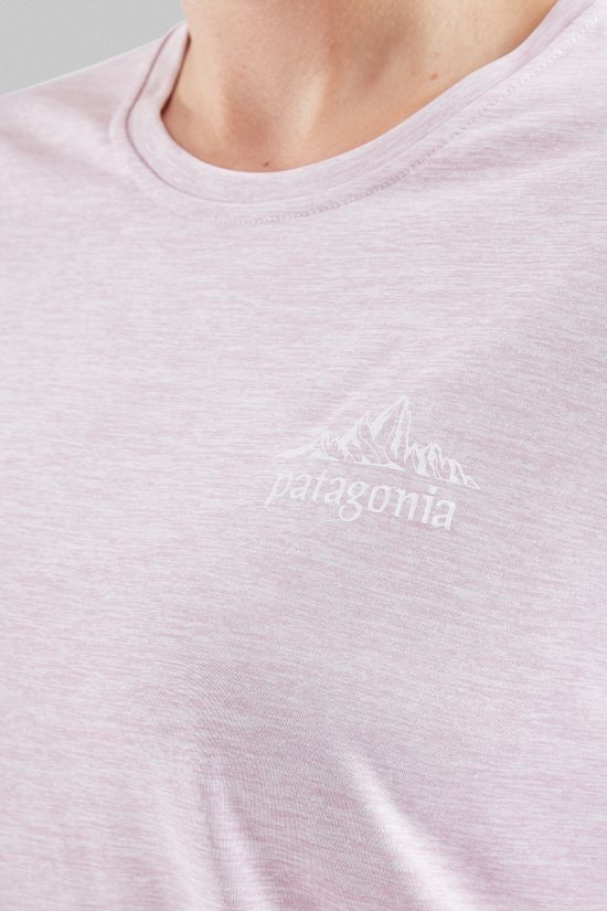 Patagonia Womens Cap Cool Daily T-Shirt - Cloud Crag  Quiet Violet