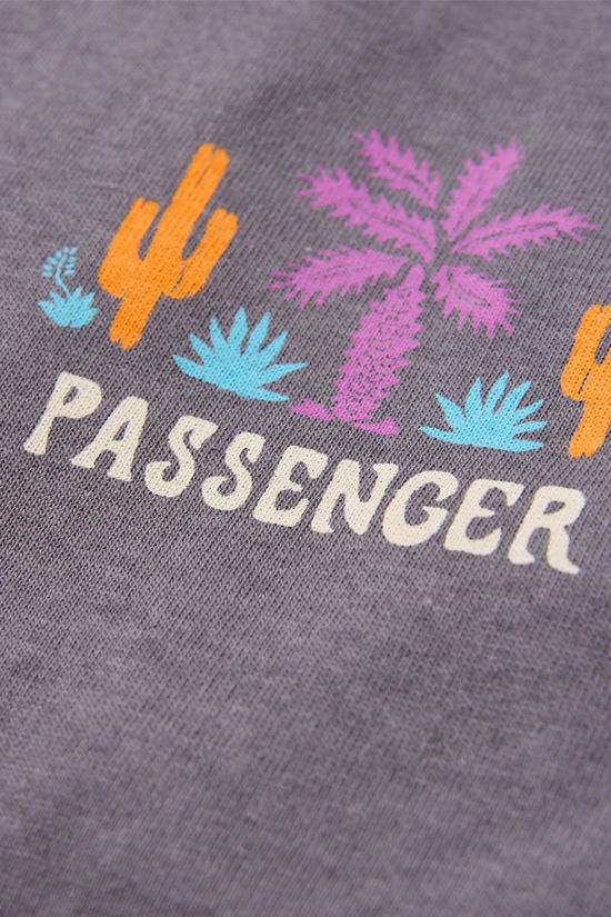 Passenger Womens Cactus Recycled Cotton Vest Faded Black