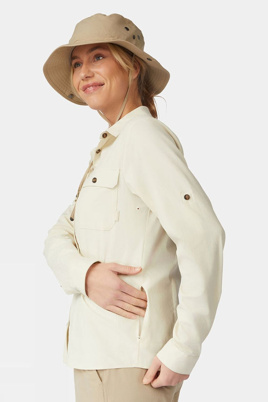 Ayacucho Womens Jungle Travel Long Sleeve Shirt II Turtledove