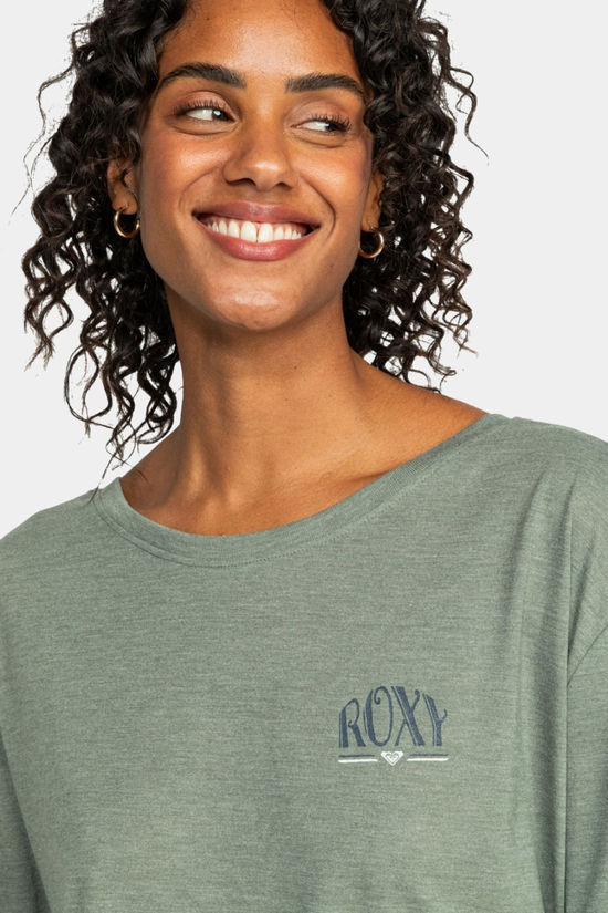 Roxy Womens Beach Band T-Shirt  Agave Green