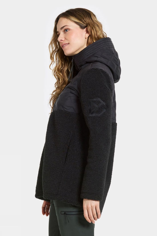 Didriksons Womens Bibi 2 Full Zip Fleece Jacket  Black