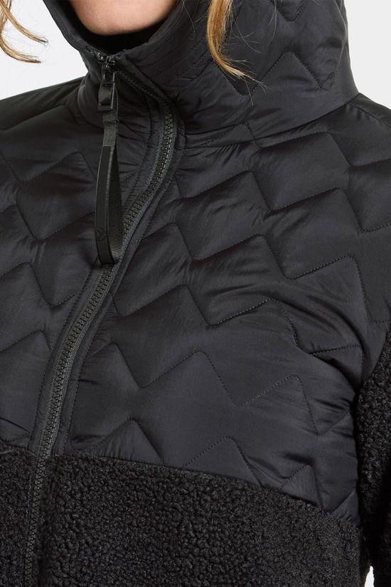 Didriksons Womens Bibi 2 Full Zip Fleece Jacket  Black
