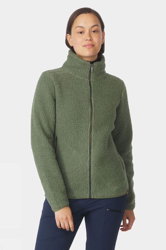 Ayacucho Womens Fleece Honfleur Jacket II Olivine
