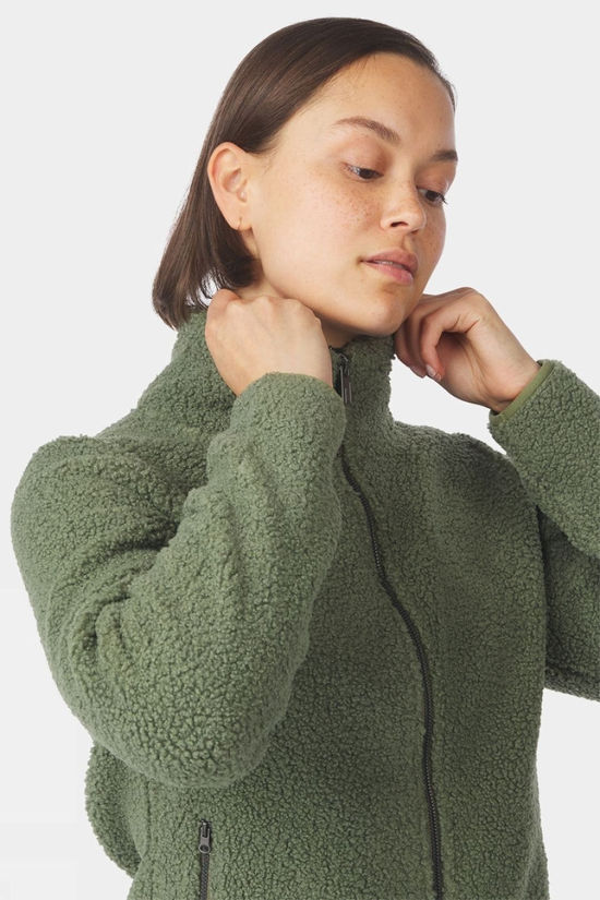 Ayacucho Womens Fleece Honfleur Jacket II Olivine