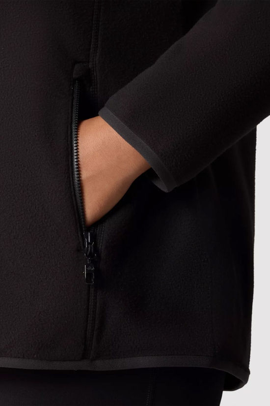 The North Face Womens Plus Size 100 Glacier Full Zip Fleece Jacket Tnf Black