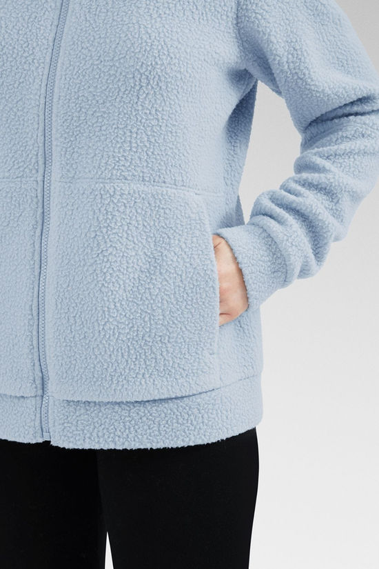 The North Face Womens Nervia Fleece Jacket Steel Blue