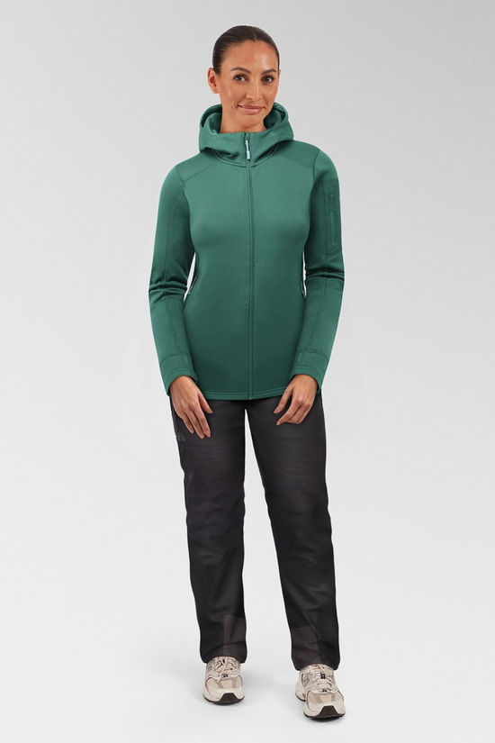 Rab Womens Modulus Full Zip Fleece  Eucalyptus