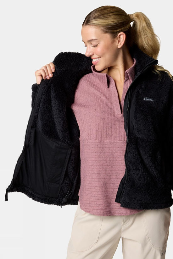 Columbia Womens Boundless Discovery Sherpa Full Zip II Fleece Jacket  Black