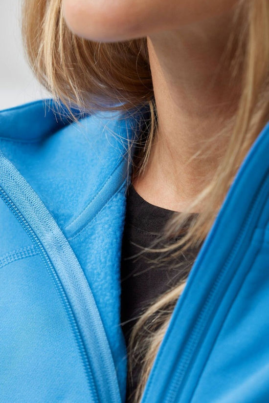 Fjallraven Womens Expedition Fleece Hoodie Jacket Un Blue