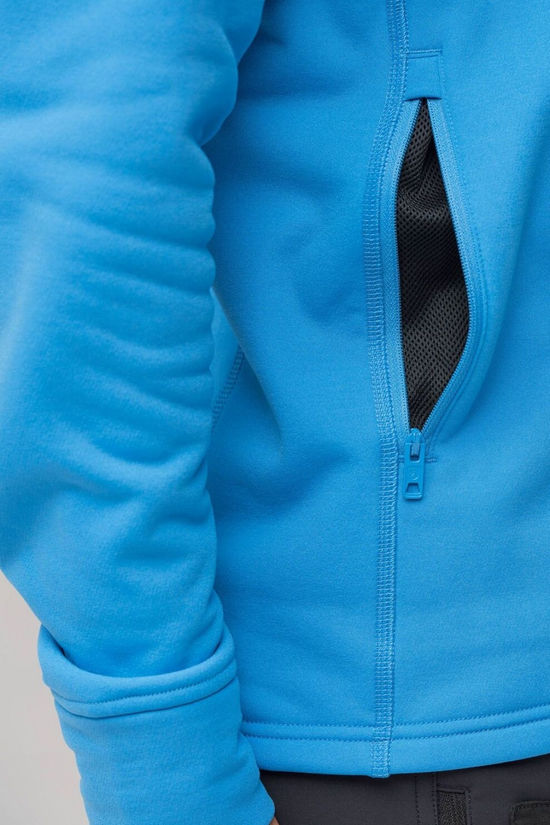 Fjallraven Womens Expedition Fleece Hoodie Jacket Un Blue