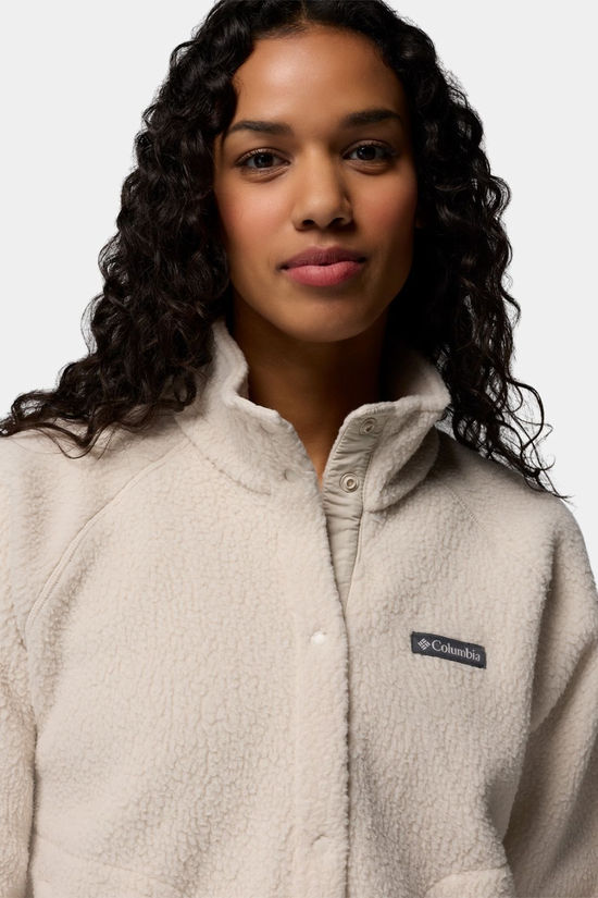 Columbia Womens Jasper Ridge Pebbled Fleece Jacket Dark Stone