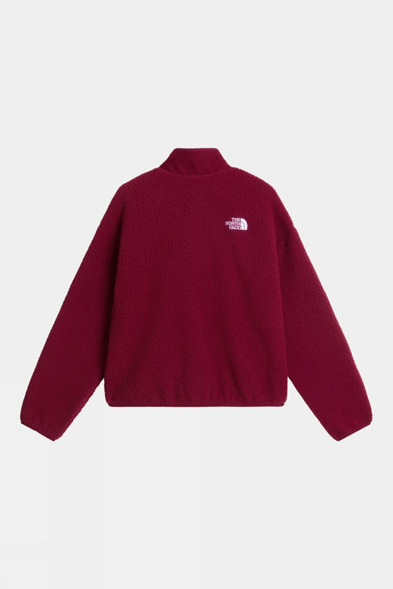 The North Face Womens Cragmont Snap Front Fleece Jacket  Burgundy Crush