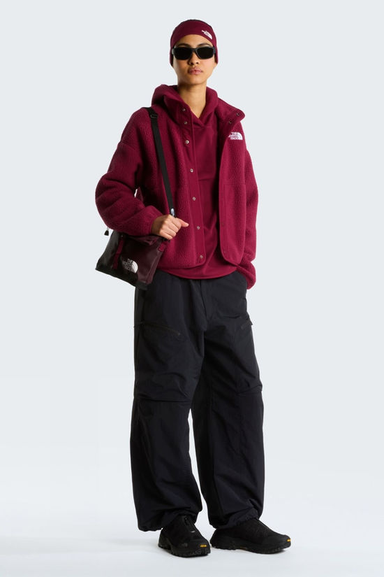 The North Face Womens Cragmont Snap Front Fleece Jacket  Burgundy Crush