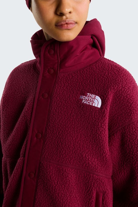 The North Face Womens Cragmont Snap Front Fleece Jacket  Burgundy Crush