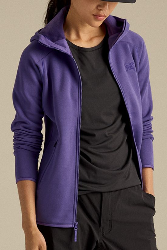 Arc'teryx Womens Kyanite Hooded Fleece Blurple