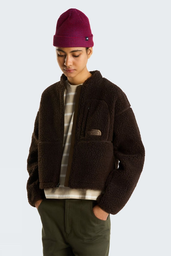 The North Face Womens Extreme Pile 2 Full Zip Fleece Jacket Dark Chestnut