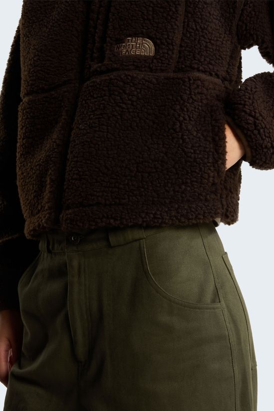 The North Face Womens Extreme Pile 2 Full Zip Fleece Jacket Dark Chestnut