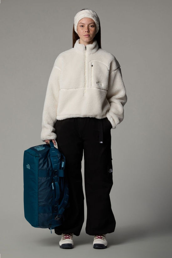 The North Face Womens Extreme Pile Pullover Fleece White Dune