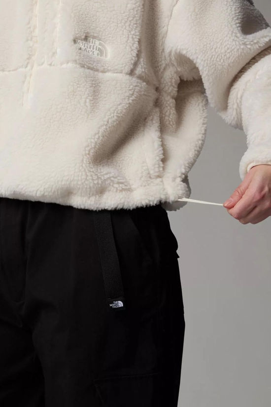 The North Face Womens Extreme Pile Pullover Fleece White Dune