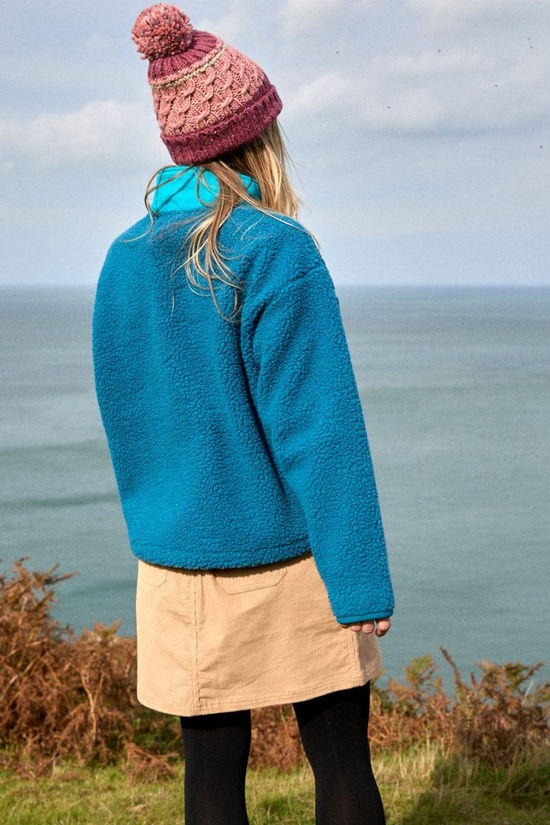 Saltrock Womens Robyn Half Zip Fleece Blue