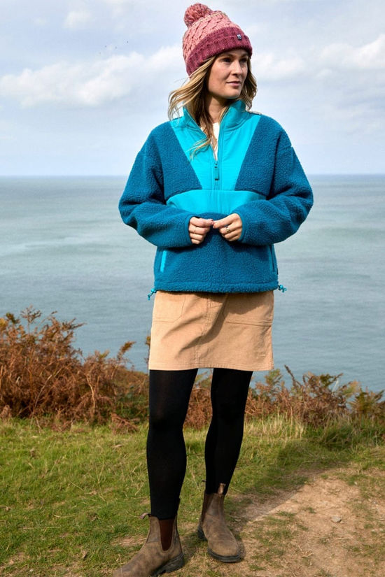 Saltrock Womens Robyn Half Zip Fleece Blue