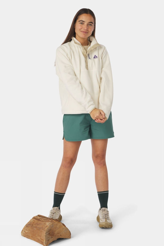 Ayacucho Womens Venture Snap Half Zip Pullover Fleece Turtledove