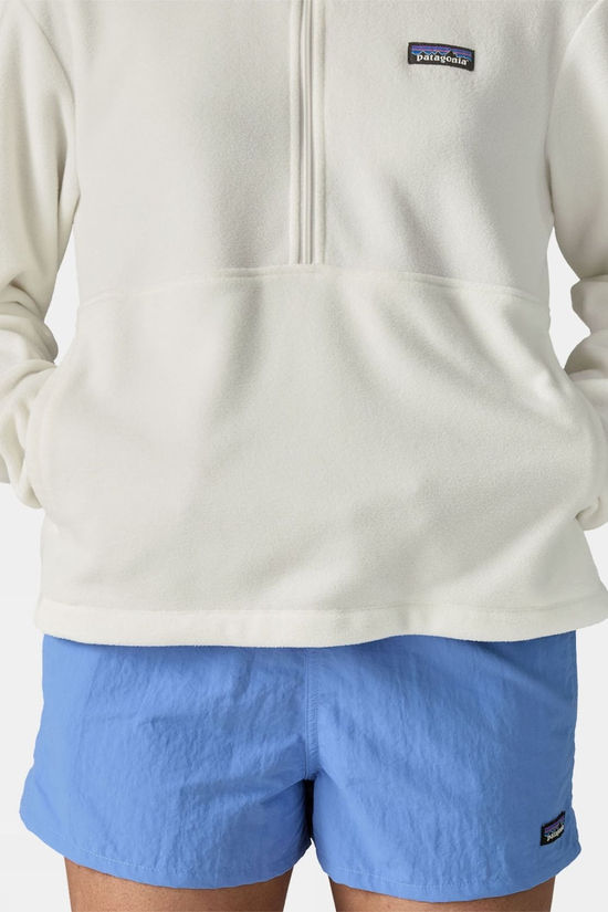 Patagonia Womens Micro D Half Zip Fleece  Birch White