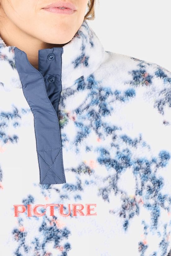 Picture Womens Velora Printed Half Snap Fleece Schrubby Print