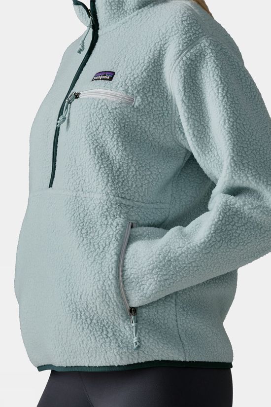 Patagonia Womens Retro Pile Marsupial Fleece Virtually Blue