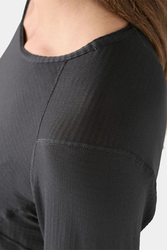 Patagonia Womens Capilene Thermal Weight Crew Base Layer Top Black