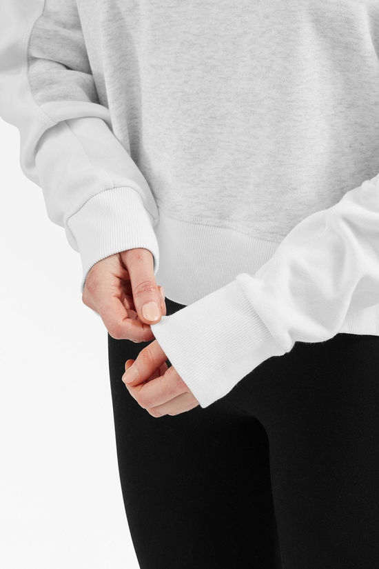 Lilybod Womens Erica Sweatshirt Light Grey Marle
