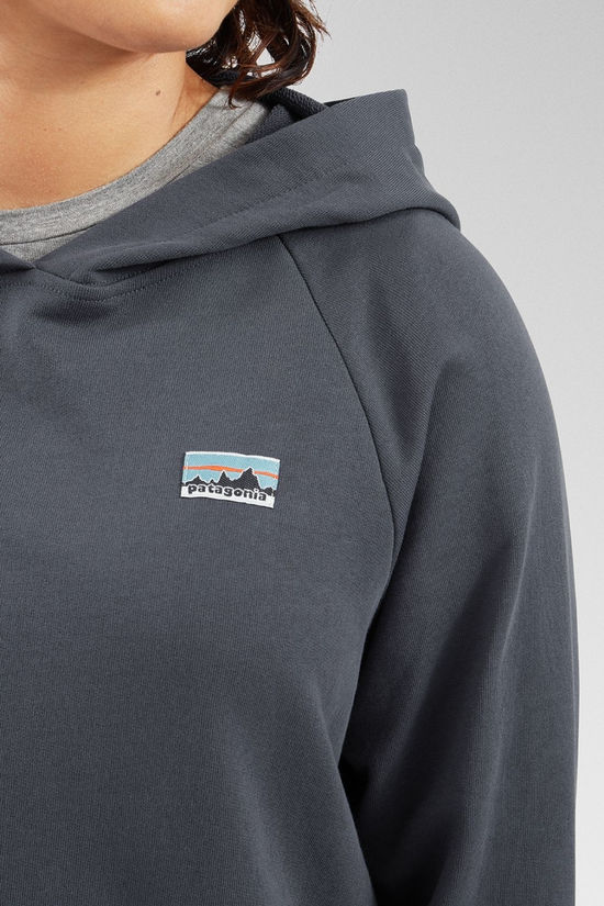 Patagonia Womens Regenerative Organic Certified Cotton Essential Hoodie Smolder Blue