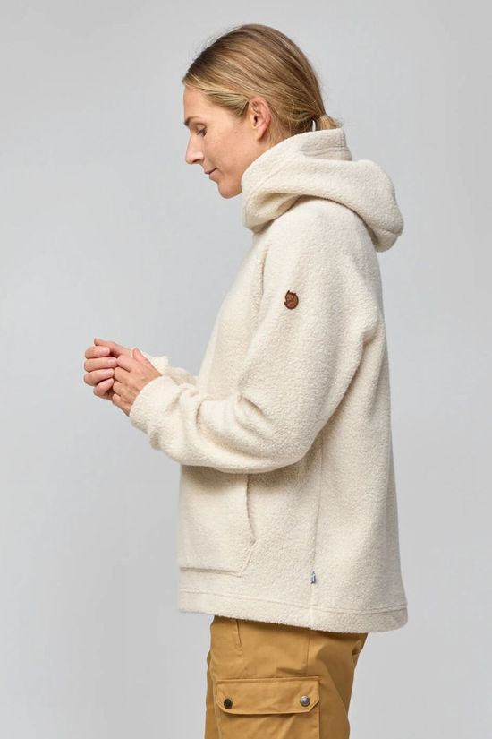 Fjallraven Womens Kaitum Hoodie Pullover Chalk White