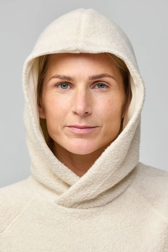 Fjallraven Womens Kaitum Hoodie Pullover Chalk White