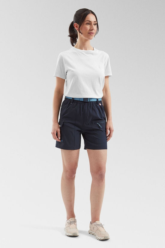 Acai Womens Trail Blaze Shorts Deep Navy