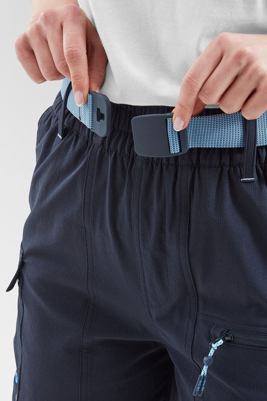 Acai Womens Trail Blaze Shorts Deep Navy