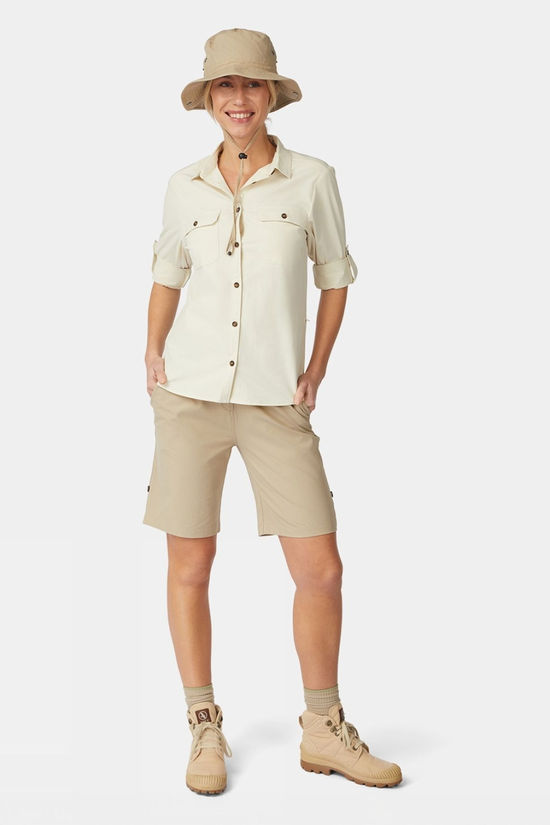 Ayacucho Womens Jungle Travel Shorts II Trench Coat