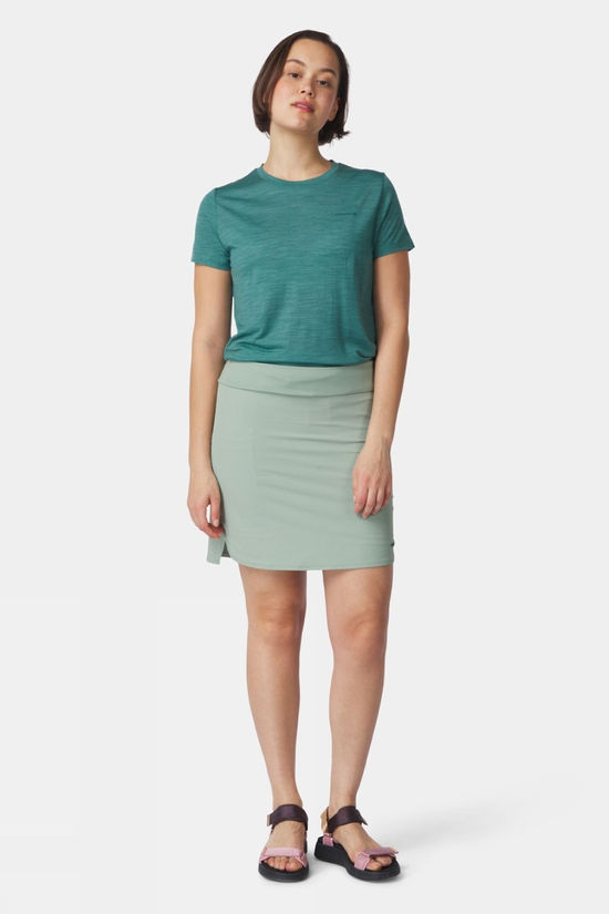 Ayacucho Womens Forest Softshell Skort Iceberg Green