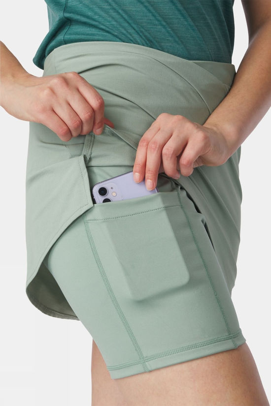 Ayacucho Womens Forest Softshell Skort Iceberg Green