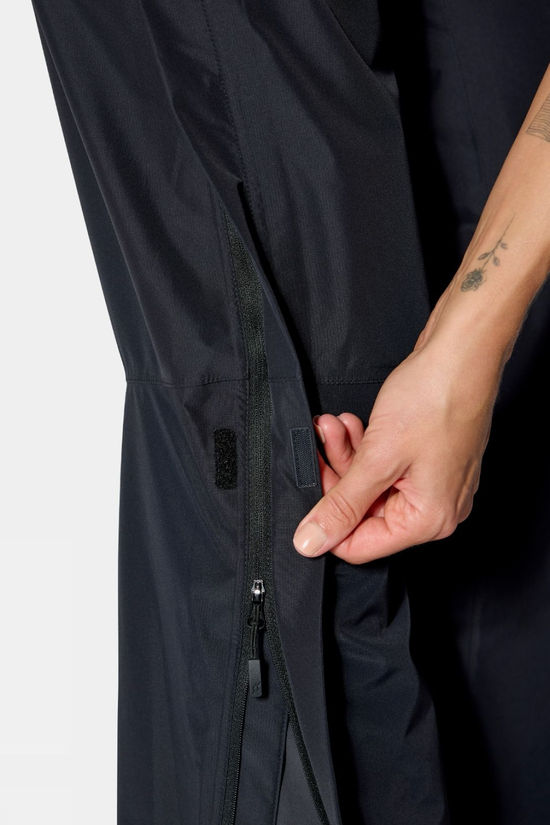 Rab Womens Downpour Waterproof Trousers Black