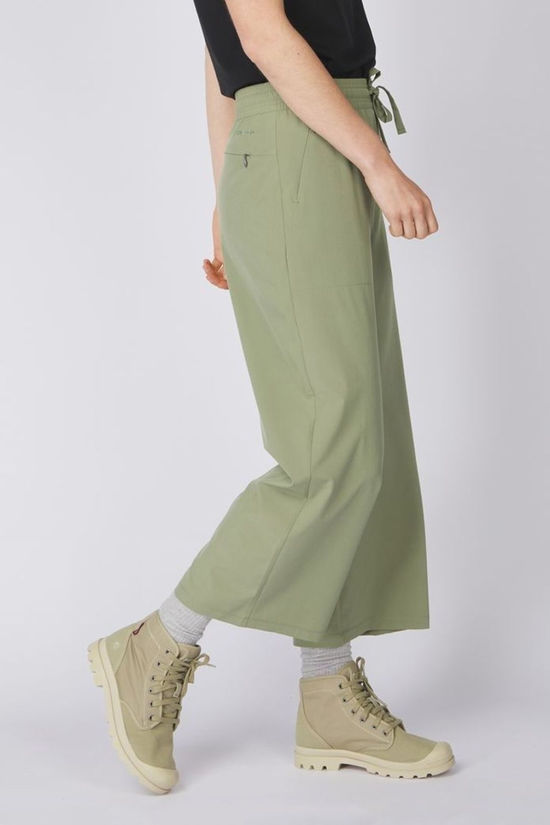 Ayacucho Womens City Travel Culotte Trousers Moss
