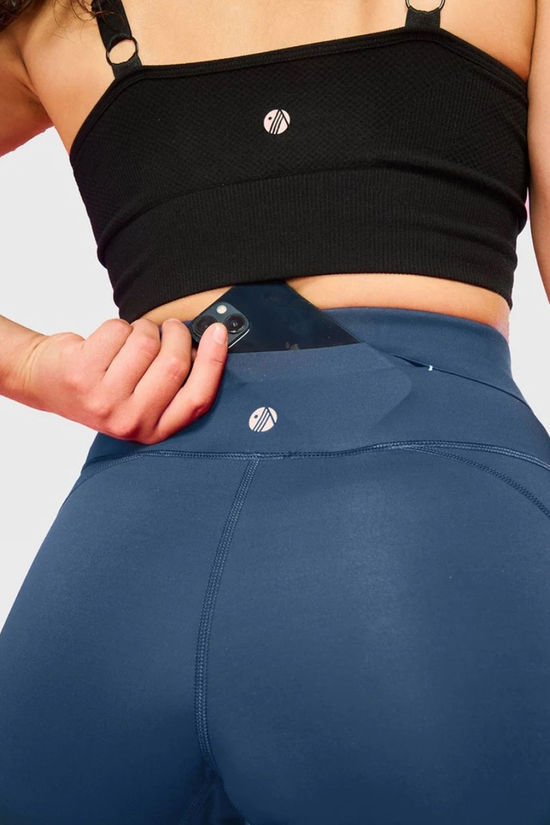 Acai Womens On The Go Leggings Moonlight Blue