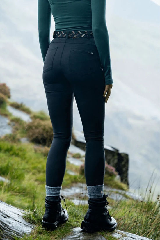Acai Womens Thermal Skinny Outdoor Trousers Black